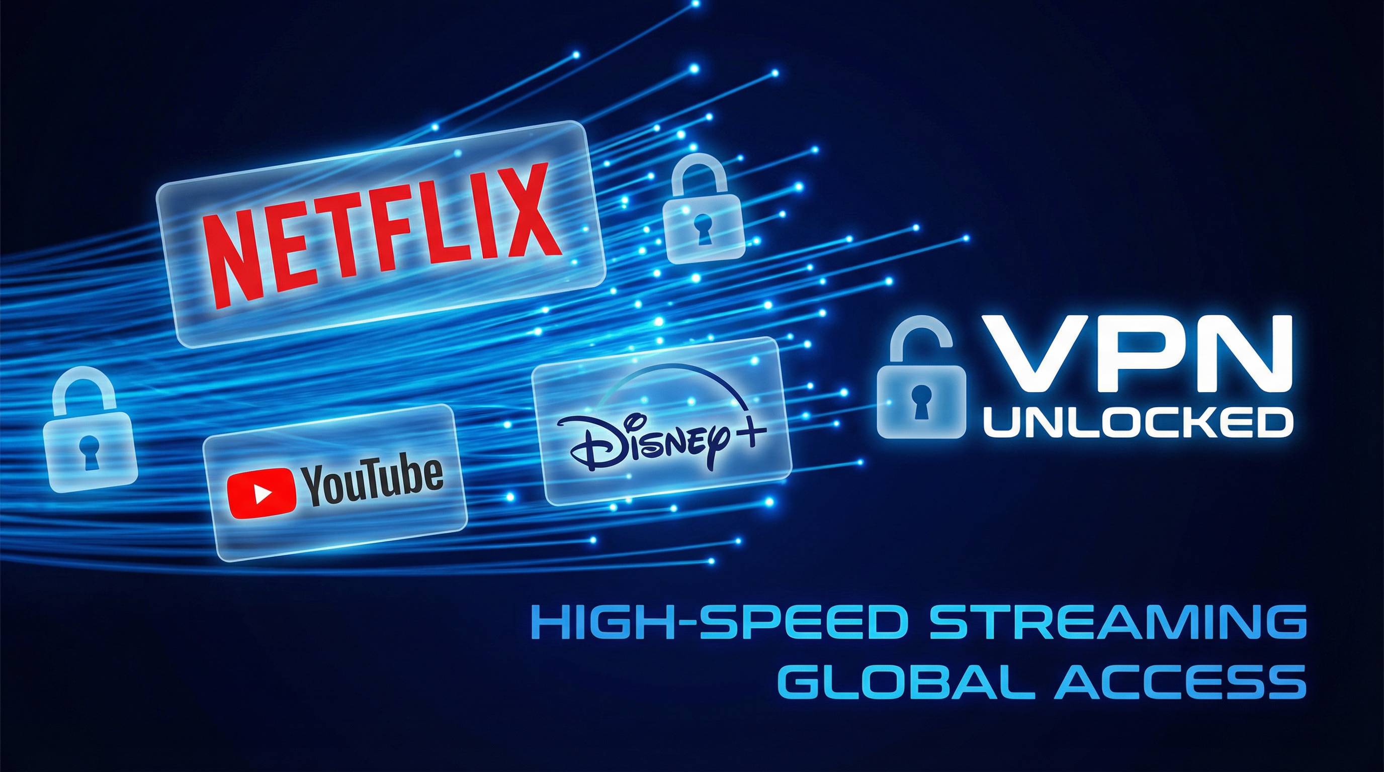 Quick VPN官网 解锁Netflix YouTube Disney+等全球流媒体